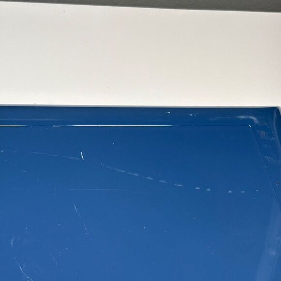 Metal  Decorative Tray with White Cat - Picture 5 of 11